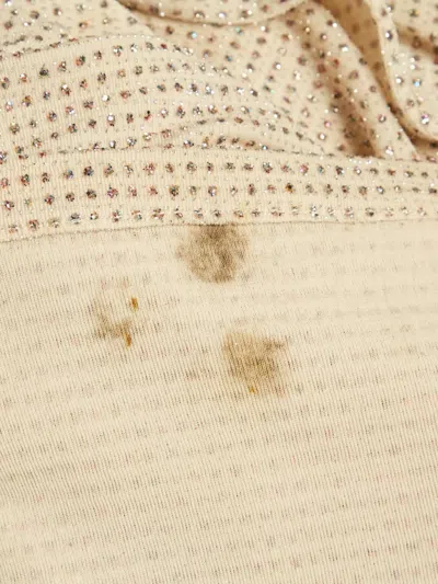 Pre-owned Just Cavalli Belted Maxi Dress In Neutral