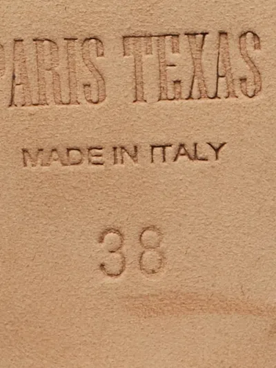 Pre-owned Paris Texas Croc-embossed Leather Boots In Neutral