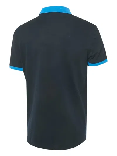 Pre-owned Hugo Boss Slim-fit Polo Shirt In Blue