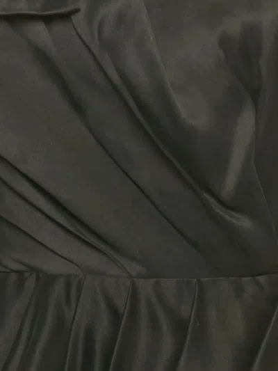 Pre-owned Zimmermann Asymmetric Bow Mini Dress In Black