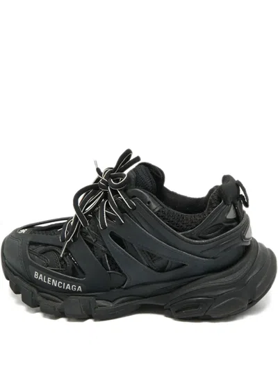 Pre-owned Balenciaga Track Lace-up Sneakers In Black