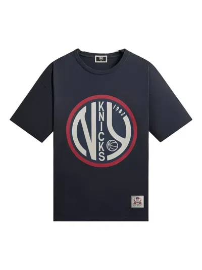 Kith X New York Knicks Graphic T-shirt In Blue