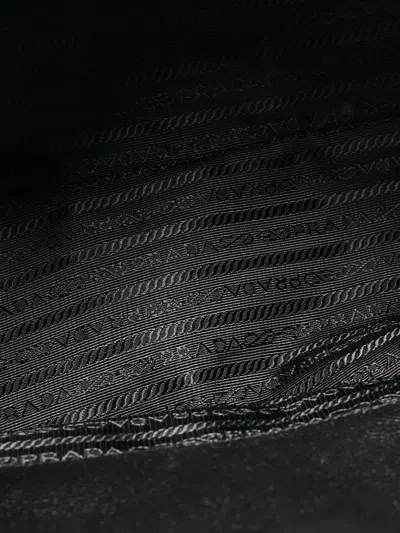 Pre-owned Prada Danio Leather Tote Bag In Black