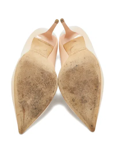 Pre-owned Jimmy Choo Avril Pointed-toe Pumps In Neutral