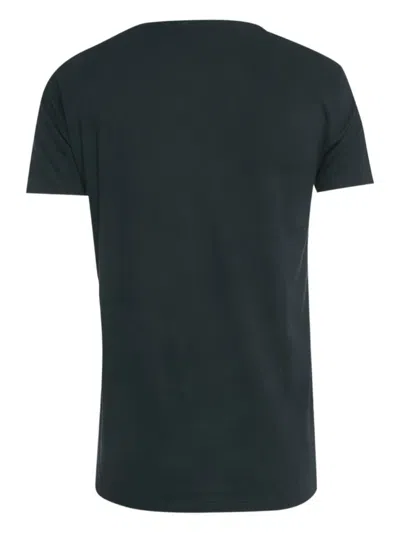 Pre-owned Saint Laurent Printed Short-sleeve T-shirt In Black