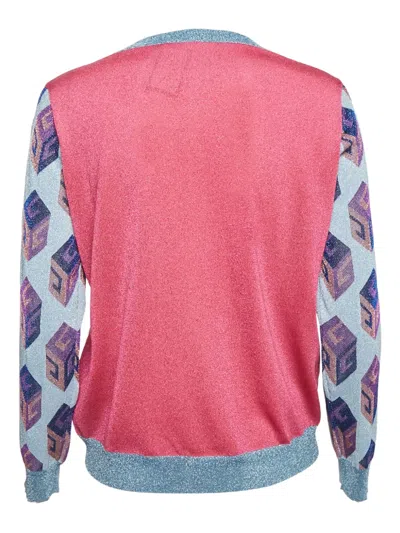 Pre-owned Gucci Printed Sweater In Blue