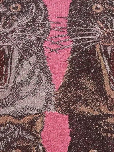 Pre-owned Gucci Printed Sweater In Blue