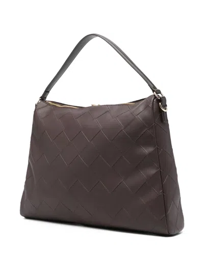 Marc Ellis Woven-design Tote Bag In Brown