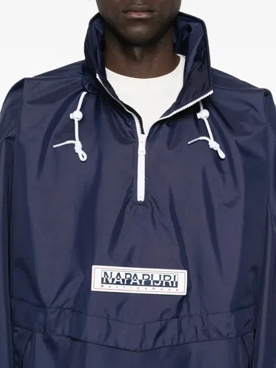 Napapijri Rainforest Axl Anorak In Blue
