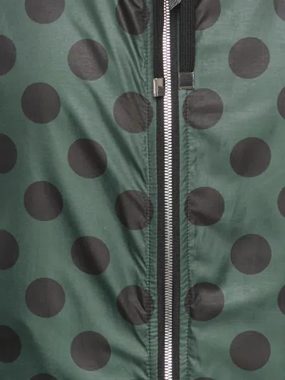 Pre-owned Dolce & Gabbana Polka Dot Reversible Jacket In Green