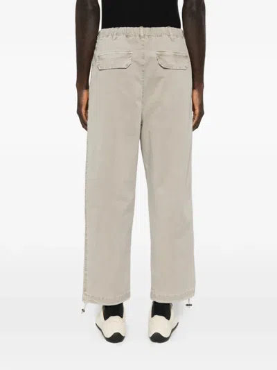 Keeling Drawstring Pleated Trousers In Neutral