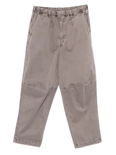 Keeling Gabardine Trousers In Gray