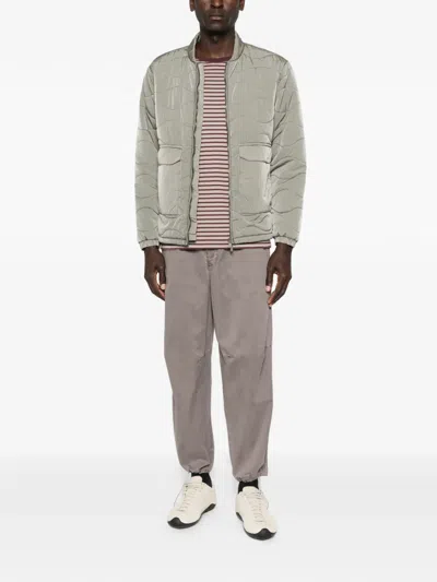 Keeling Gabardine Trousers In Gray