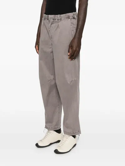 Keeling Gabardine Trousers In Gray