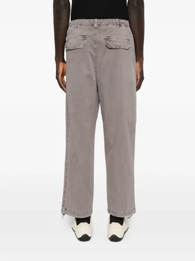 Keeling Gabardine Trousers In Gray