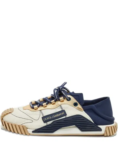 Pre-owned Dolce & Gabbana Logo-detail Sneakers In White