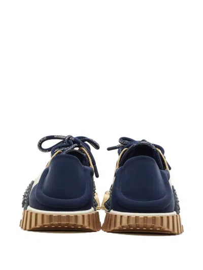 Pre-owned Dolce & Gabbana Logo-detail Sneakers In White