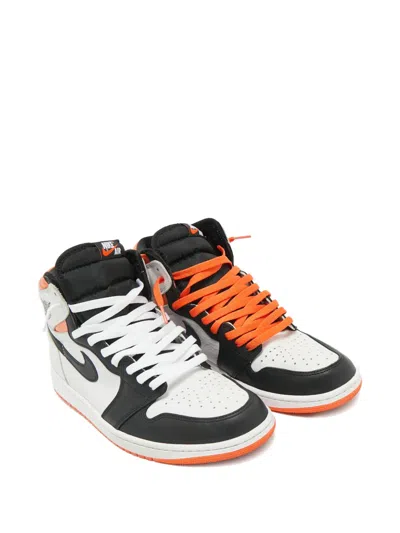 Pre-owned Jordan Air  1 Leather Sneakers In White