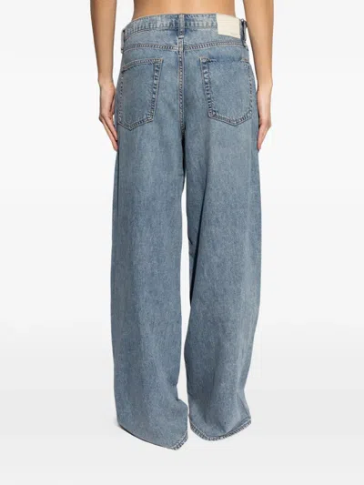 Rag & Bone Sofie Wide-leg Jeans In Blue