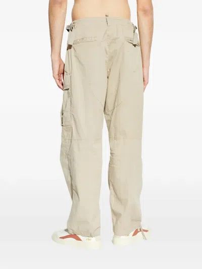 Dsquared2 Cargo Trousers In Neutral