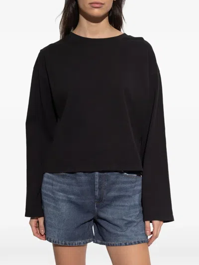 Rag & Bone Long-sleeved T-shirt In Black