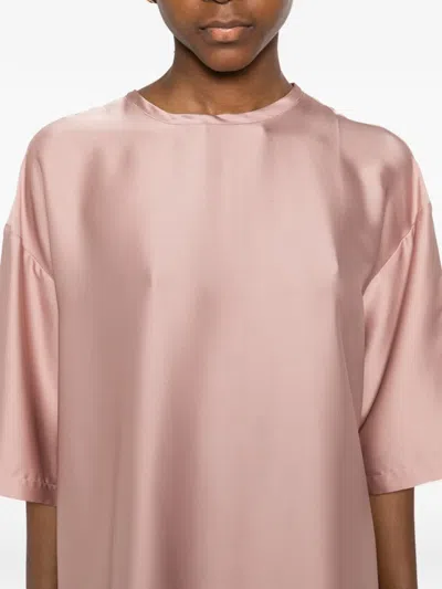 Silkylicious Dana Satin Set In Pink