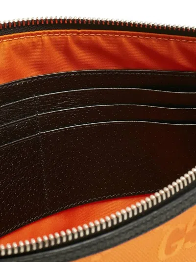 Pre-owned Gucci Off The Grid Clutch Bag In Orange