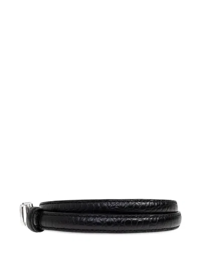 Lie Studio Leather Belt In Brown