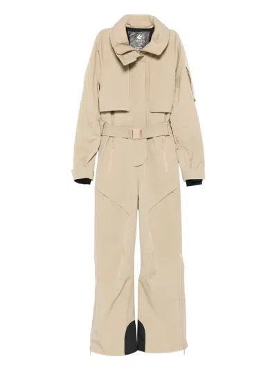 Cordova Belted Ski Suit In Neutral