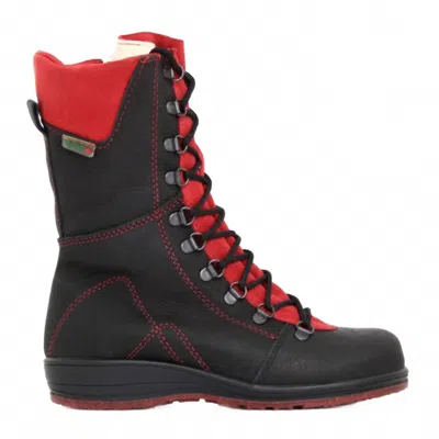 Martino Women's Banff Waterproof Boot In Black/red In Multi