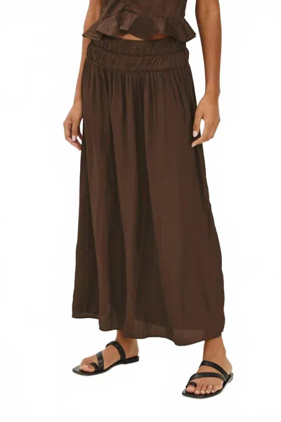 Rails Nara Midi Skirt In Espresso In Brown