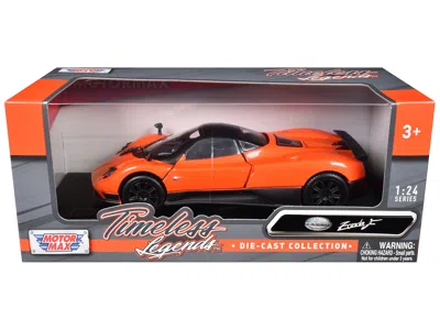 Motormax Pagani Zonda F Orange 1/24 Diecast Car Model By  In Multi