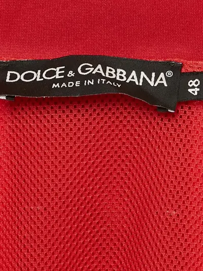 Pre-owned Dolce & Gabbana Appliqué Zip Jacket In Red