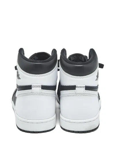 Pre-owned Jordan Lace-up High-top Sneakers In Black