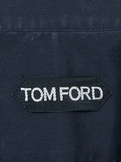 Pre-owned Tom Ford Cotton Shirt In Blue