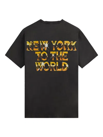 Kith X New York Knicks Graphic T-shirt In Black