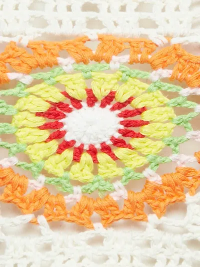 Pre-owned Lovers & Friends Crochet Top And Skirt In White