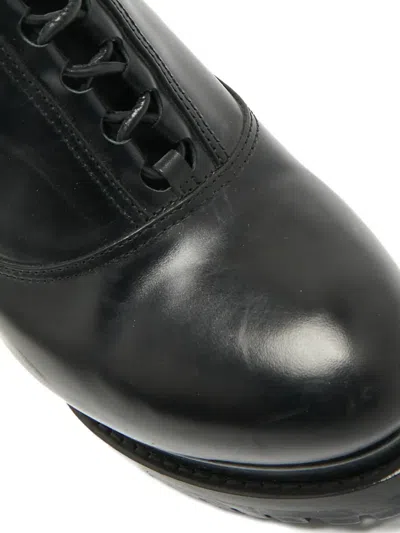 Pre-owned Alaïa Lace-up Platform-heel Pump In Black