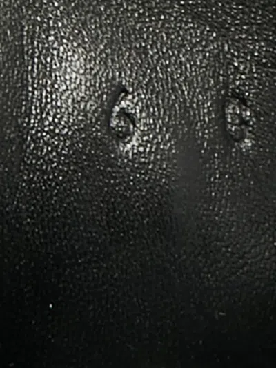 Pre-owned Gucci Ssima Web Leather Sneakers In Black