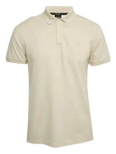 Pre-owned Hugo Boss Cotton Polo Shirt In Neutral