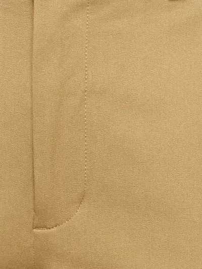 Pre-owned Polo Ralph Lauren Vintage Concealed-fastening Belt-loops Trousers In Brown