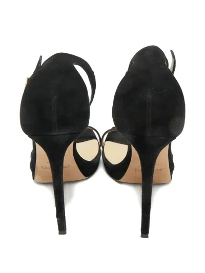 Pre-owned Jimmy Choo Alva Ankle-strap Sandals In Black