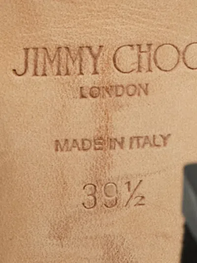 Pre-owned Jimmy Choo Alva Ankle-strap Sandals In Black