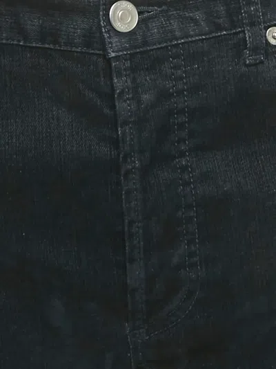 Pre-owned Dior Velvet-logo Jeans In Black