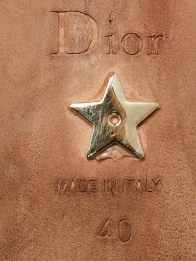 Pre-owned Dior Patent Leather Slingback Shoes In Pink