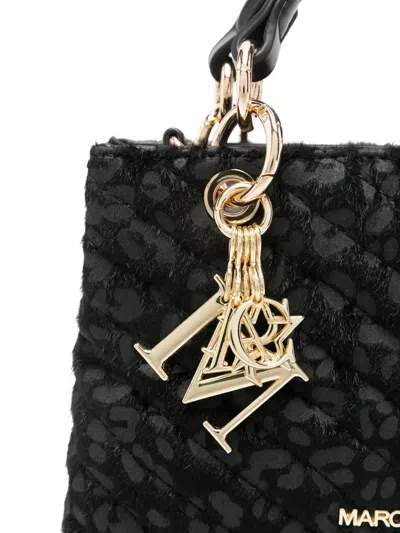 Marc Ellis Arisu Lettering-charm Crossbody Bag In Brown