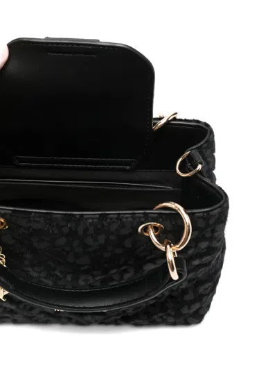 Marc Ellis Arisu Lettering-charm Crossbody Bag In Brown