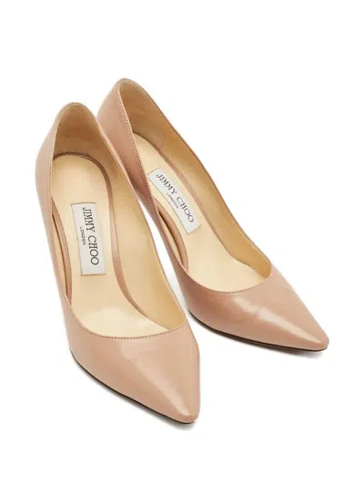 Pre-owned Jimmy Choo Romy Pointed Pumps In Neutral
