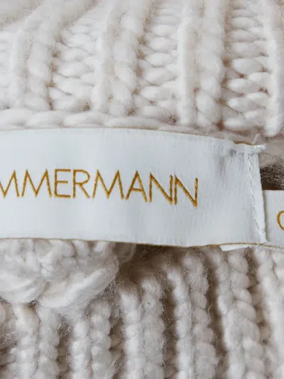 Pre-owned Zimmermann Tassel-embellishment Skirt Set In White