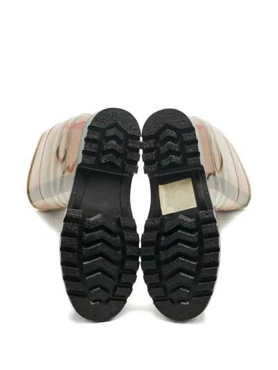 Pre-owned Burberry Marsh High Boots In Neutral